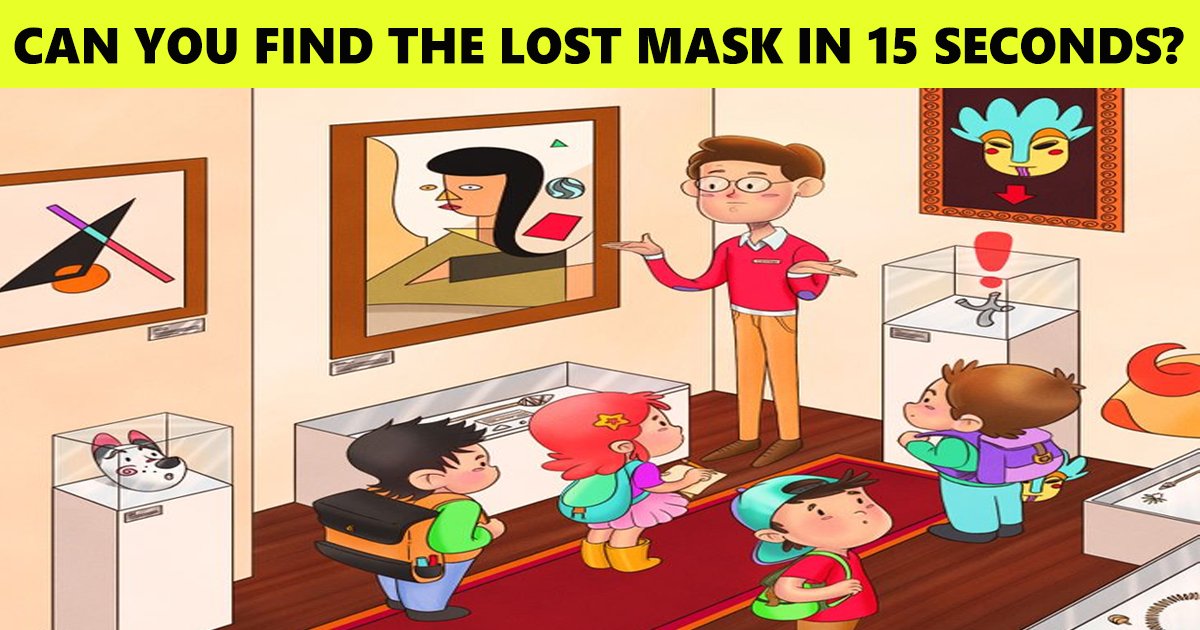 105.jpg?resize=412,275 - Students Are Worried As A Mask Is Missing From The Museum! Help Them Find The Lost Mask