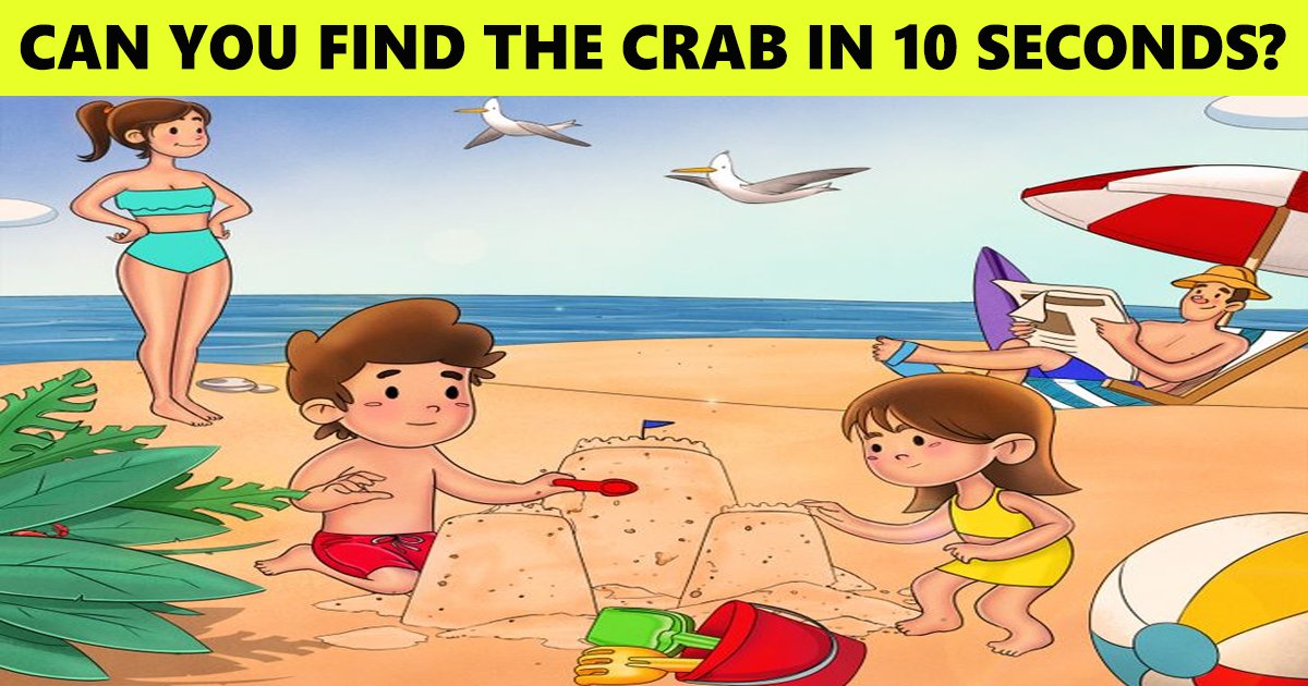 32.jpg?resize=1200,630 - A Genius Kid Found The Crab In 10 Seconds! Do You Think You Can Beat His Record?
