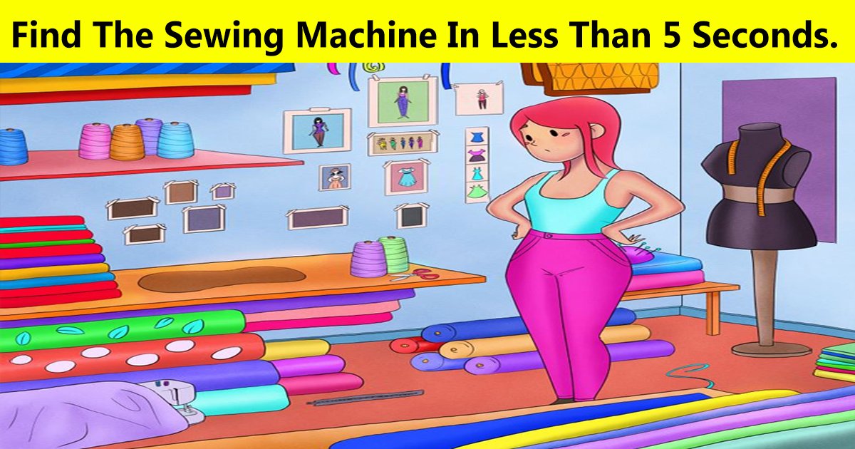 40 1.jpg?resize=412,232 - Even A 9-Year-Old Found The Sewing Machine In Less Than A Minute (5 Seconds To Be Precise)! What About You?