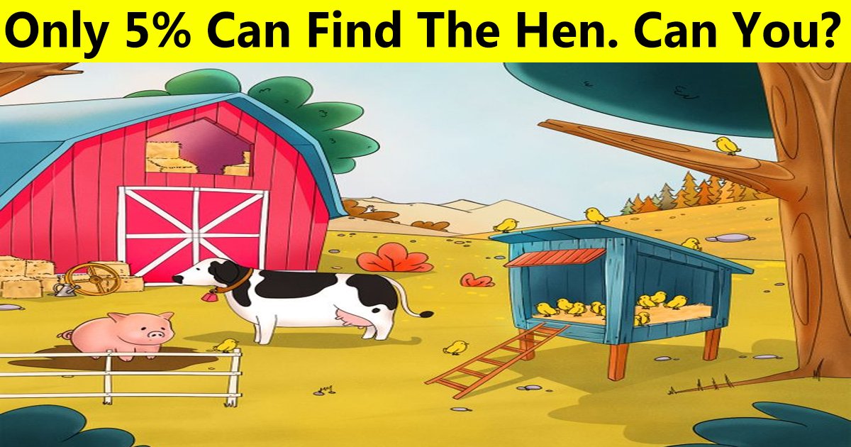 52.jpg?resize=1200,630 - All The Animals At The Farm Are Playing Hide And Seek Today! Help Them In Finding The Hen
