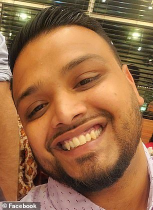 Danish Baig, 27, pictured, was killed at Travis Scott