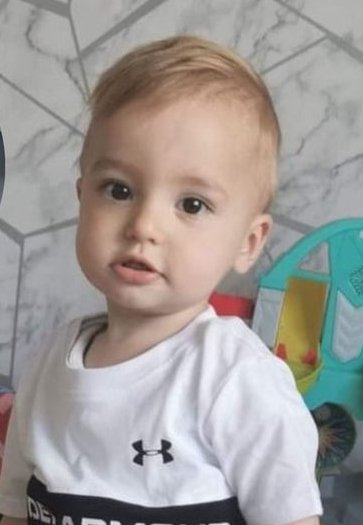One-year-old Alfy Bruce suffered horrific burns after he grabbed a live TV cable at a playcentre