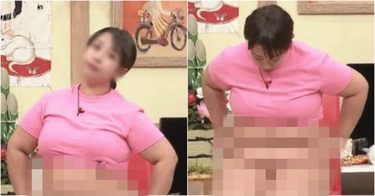 collage 497.jpg?resize=412,275 - "엥? 이 얼굴이 104kg??"..얼굴은 얄쌍한데 하체는 하의를 입어도 1도 안보이는 고도비만 여성의 실체