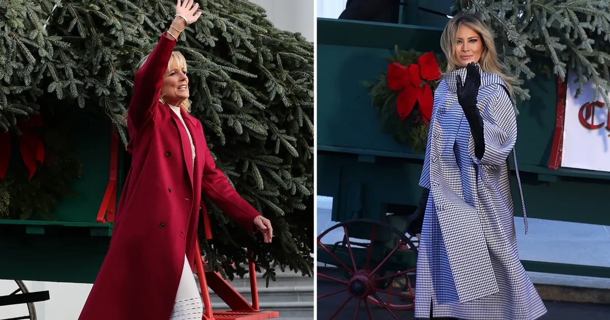 d2 1.jpg?resize=412,275 - "Grateful It's The End Of Melania Trump's Christmas Horror!"- First Lady Jill Biden Accepts White House Christmas Tree As Citizens Spark Past Comparisons
