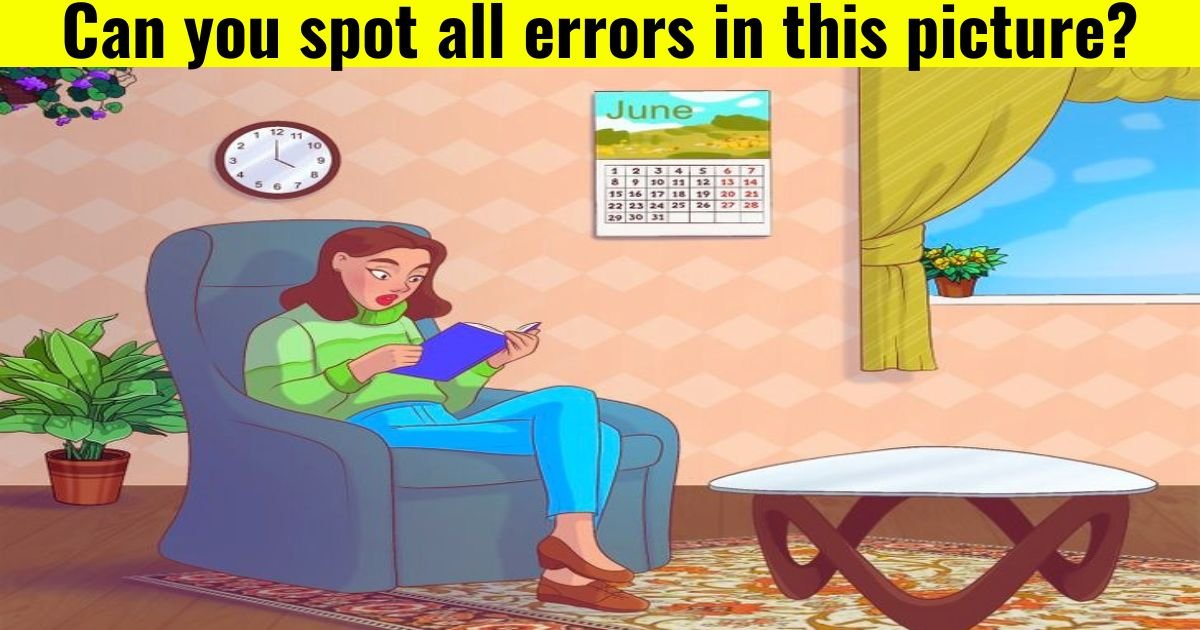 errors4.jpg?resize=412,275 - 9 Out Of 10 People Can't Spot The Mistakes In This Picture Of A Woman Reading A Book! But Can You Find Them?