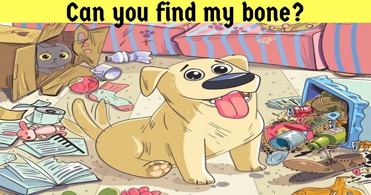 find my bone in 10 seconds 1.jpg?resize=1200,630 - Find The Hidden Bone In This Picture! Warning: 9 In 10 Viewers Couldn’t See It