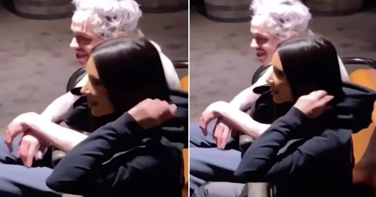 q5 2.jpg?resize=412,275 - "Are They JUST Friends?"- Kim Kardashian Seen 'Holding Hands' With Comedian Pete Davidson During Night Out