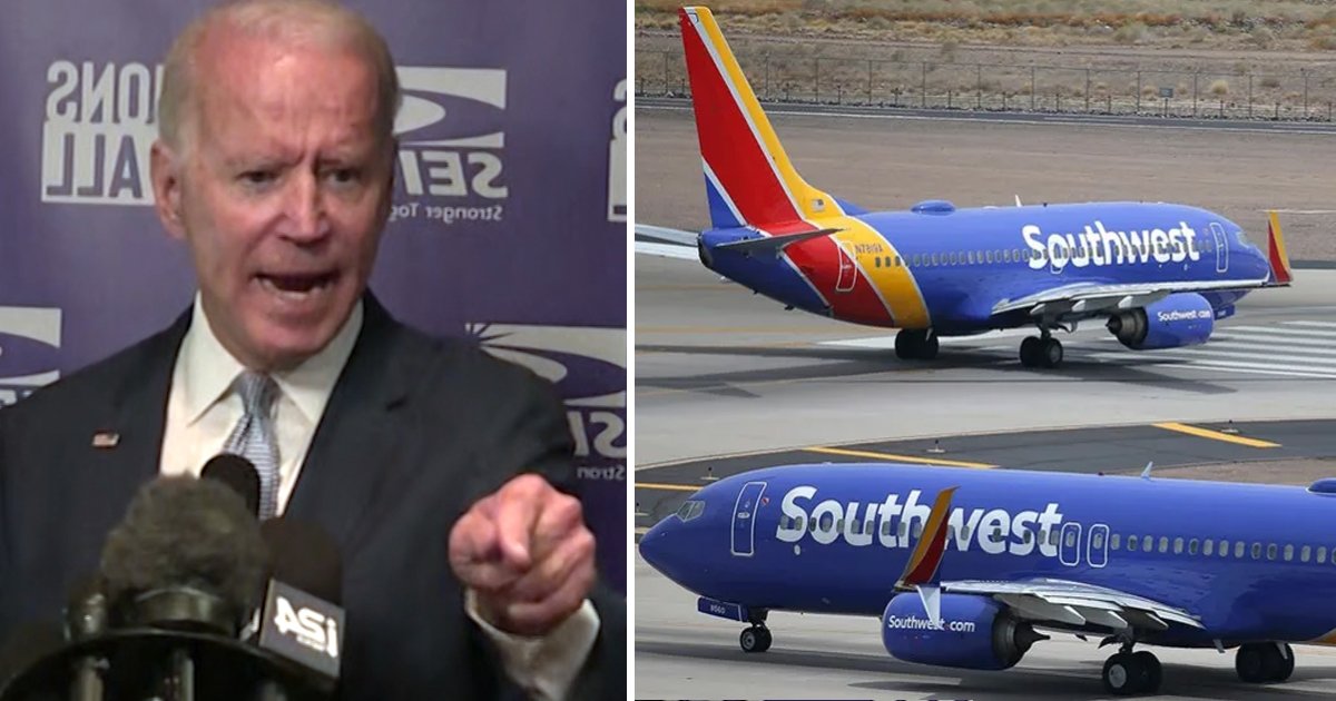 t1.jpg?resize=1200,630 - Southwest Airlines Under Fire As Pilot Announces 'Anti-Biden' Slogan At The End Of Flight