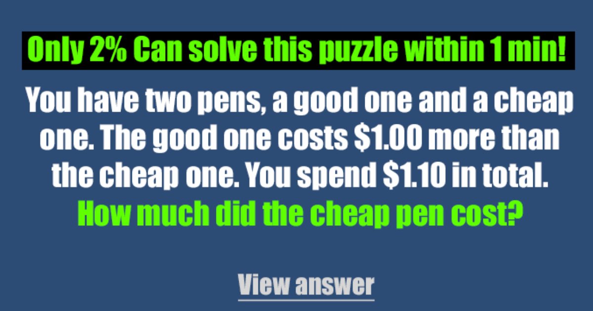 t4 1 1.png?resize=1200,630 - Mind Test | Can You Get A Perfect Score With This Tricky Puzzle?