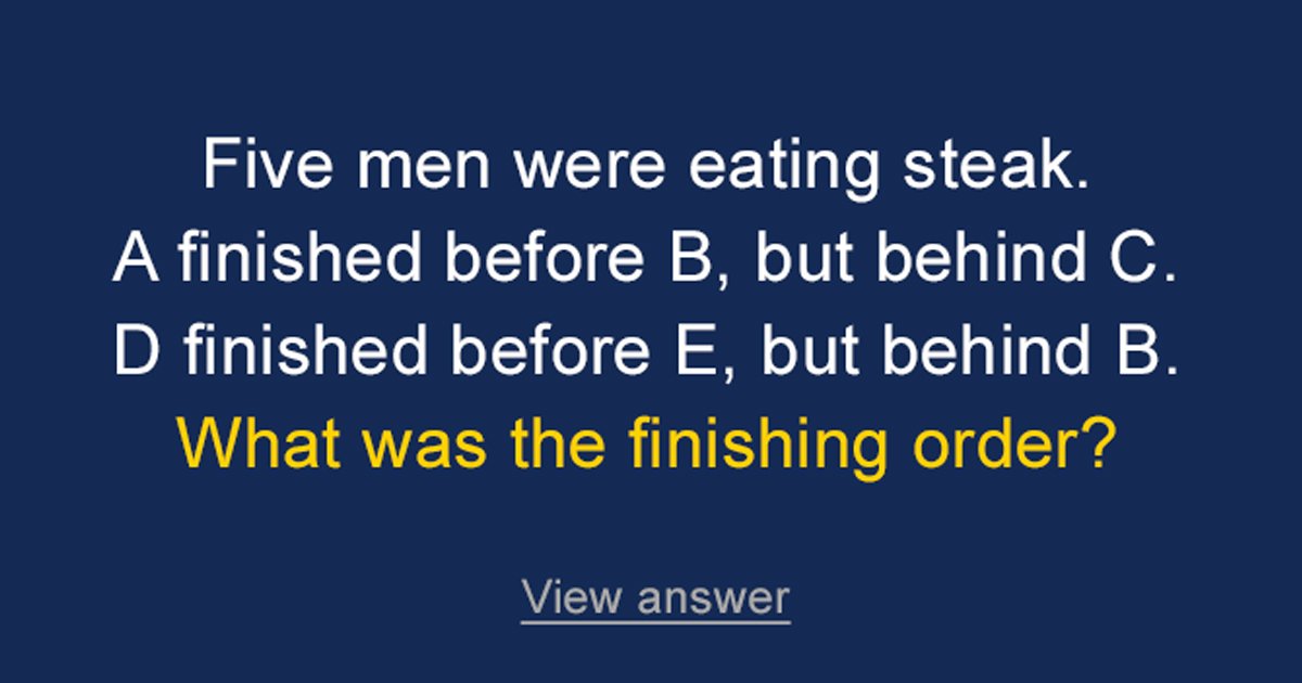 t4 4.jpg?resize=412,232 - IQ Test | Here's a Riddle That's Confusing The Best! But How Far Can You Go?