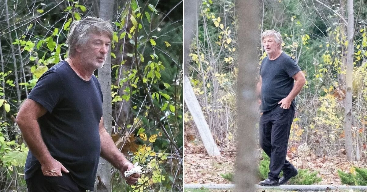 untitled design 13.jpg?resize=1200,630 - Distressed Alec Baldwin Pictured Frantically Searching The Woods Near His Property After His Cat Went Missing