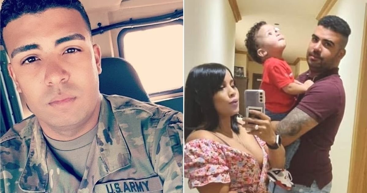 untitled design 3 2.jpg?resize=1200,630 - Soldier Dies Alongside Wife And 16-Month-Old Son In Horror Accident After The Family’s Car Collided With A Truck