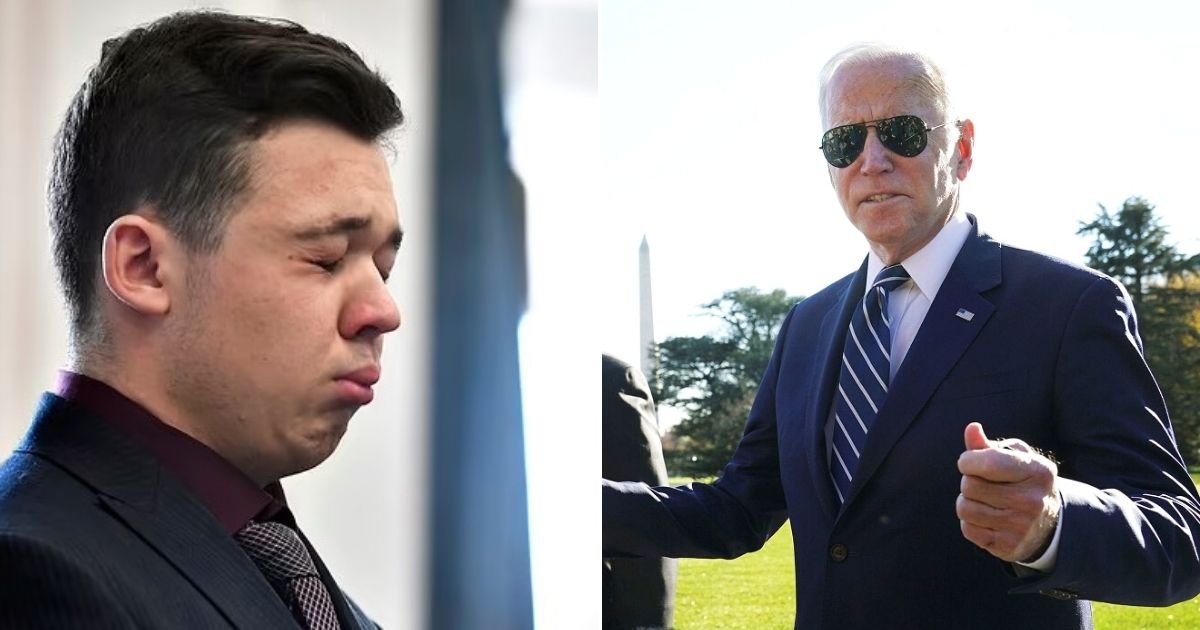 untitled design 51.jpg?resize=412,275 - 'Angry' President Biden Reacts To Kyle Rittenhouse Verdict And Admits He Is Feeling Concerned By The Jury’s Decision