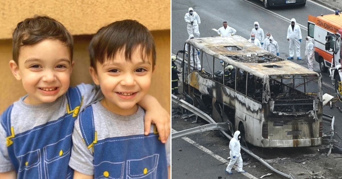untitled design 67.jpg?resize=1200,630 - 4-Year-Old Twin Brothers Were Among The Victims That Burned To Death After A Bus Slammed Into A Barrier And Caught Fire