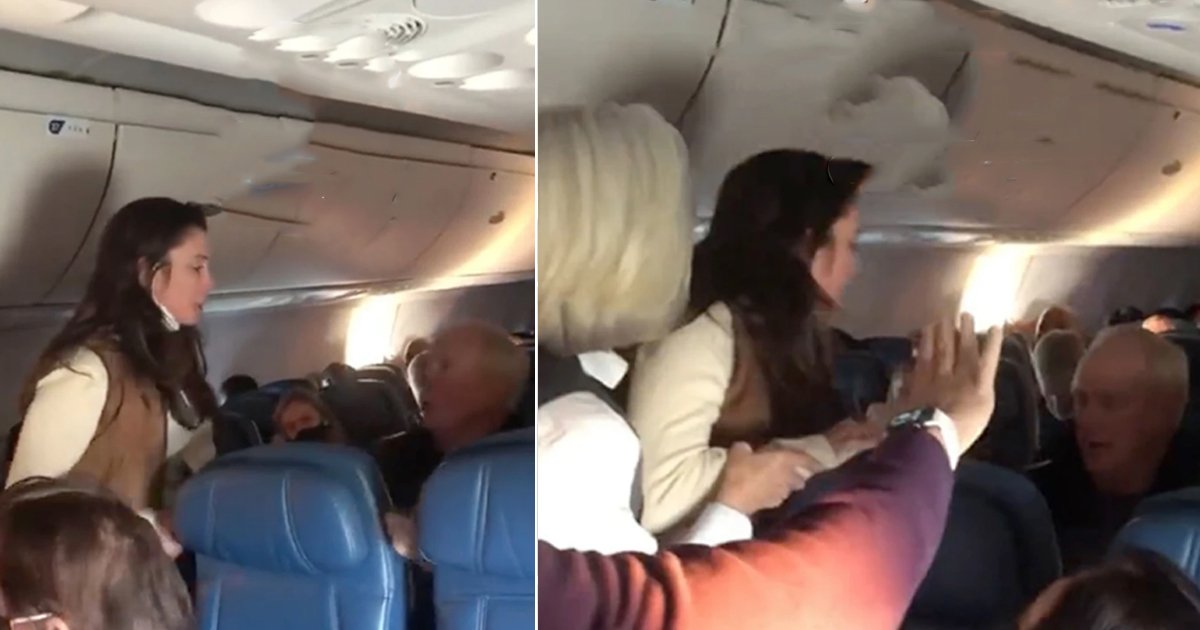 106 1.jpg?resize=412,275 - Mid-Air Chaos On Delta Flight As Woman Goes BALLISTIC Over 'Maskless' Elderly Passenger