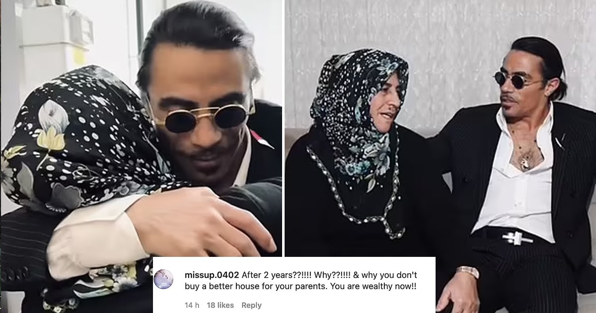 73.jpg?resize=1200,630 - Millionaire Restauranteur 'Salt Bae' BLASTED After Sharing Emotional Reunion Video With His 'Modestly Living Mother'