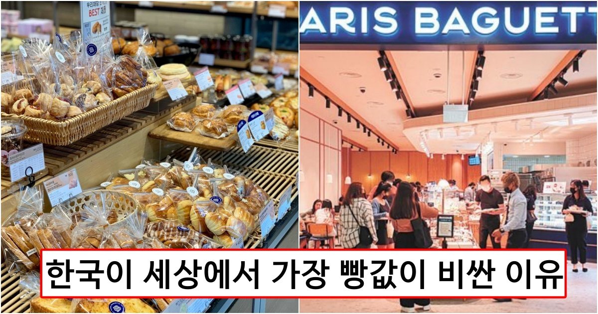 collage 103.jpg?resize=1200,630 - 전세계가 유일하게 극혐한다는 한국식 빵 값 계산법.. "그래서 질이 더좋냐고 묻는다면 아니요?.. 비싼이유는"