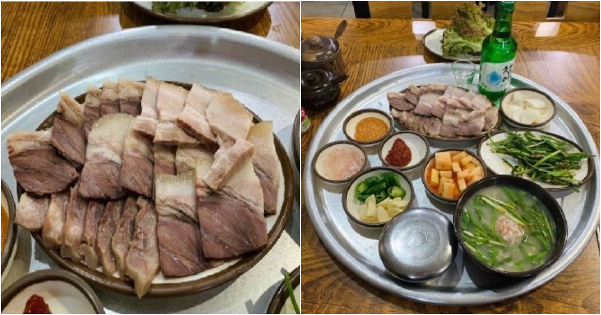 collage 216.jpg?resize=412,275 - 맛도 맛이고 양도 양인데 말도 안되는 가격 때문에 커뮤니티에서 난리 난 수육 백반 가격