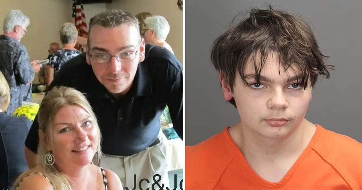 d39.jpg?resize=1200,630 - Parents Of Michigan School Shooter Ethan Crumbley Pictured Showing ZERO Remorse After Being Jailed For Son's Tragic Murder Crimes Against Classmates