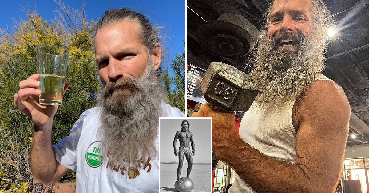 d82.jpg?resize=412,232 - "I Drink My Own Pee Each Morning & The Feeling Is Electrifying"- 55-Year-Old 'Ripped' Model Credits 'Urine Therapy' For His Six-Pack & Fountain Of Youth