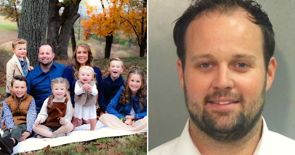 duggar5.jpg?resize=1200,630 - Disgraced TV Star Josh Duggar SMILES In His Mugshot As He Faces 40 YEARS In Prison, He Mouthed 'I Love You' To His Wife After Verdict