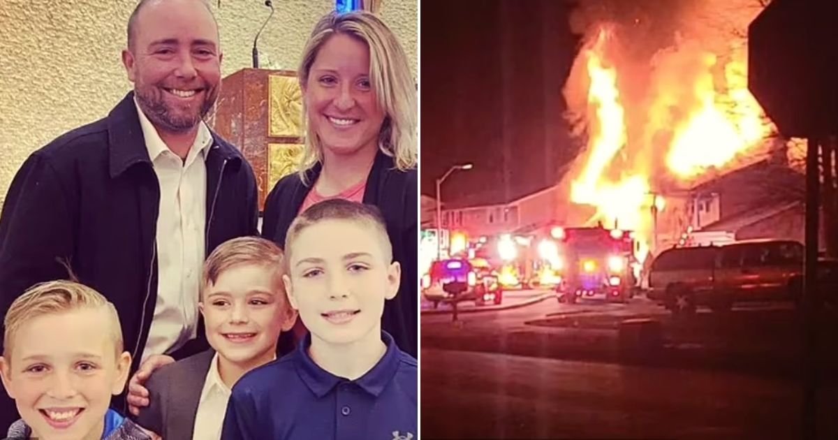 fire5 1.jpg?resize=412,232 - Father And His Two Children, 8 And 11, Tragically Died On Christmas Day After Their Tree Lights Malfunctioned