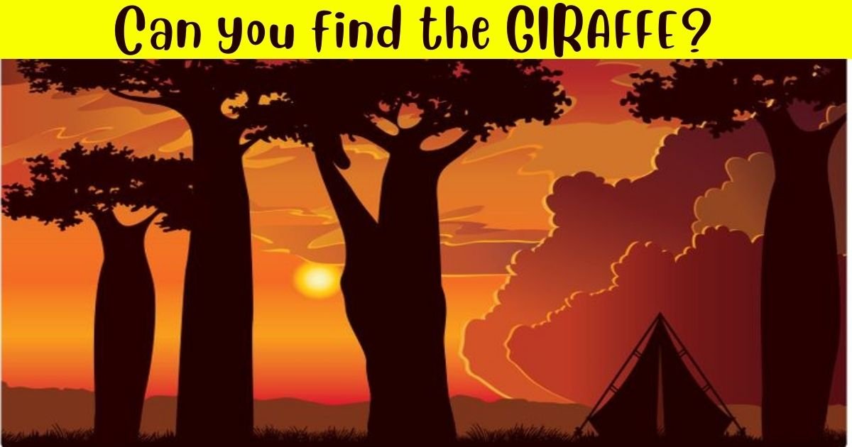 giraffe4.jpg?resize=412,232 - 9 Out Of 10 Viewers Can't Find The Giraffe Hiding In The Savannah! But Can You Find It?