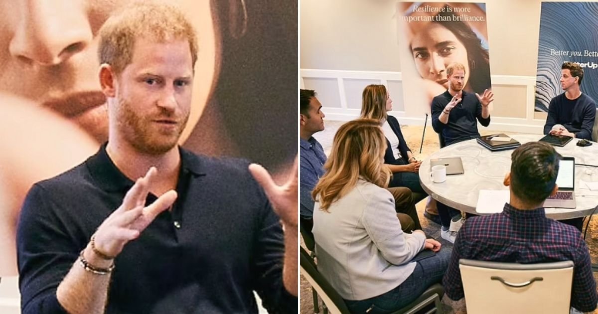 harry5.jpg?resize=1200,630 - Prince Harry Has Been Slammed And Labeled A Hypocrite For Advising People To LEAVE Their Jobs To Bolster 'Mental Health Awakening'