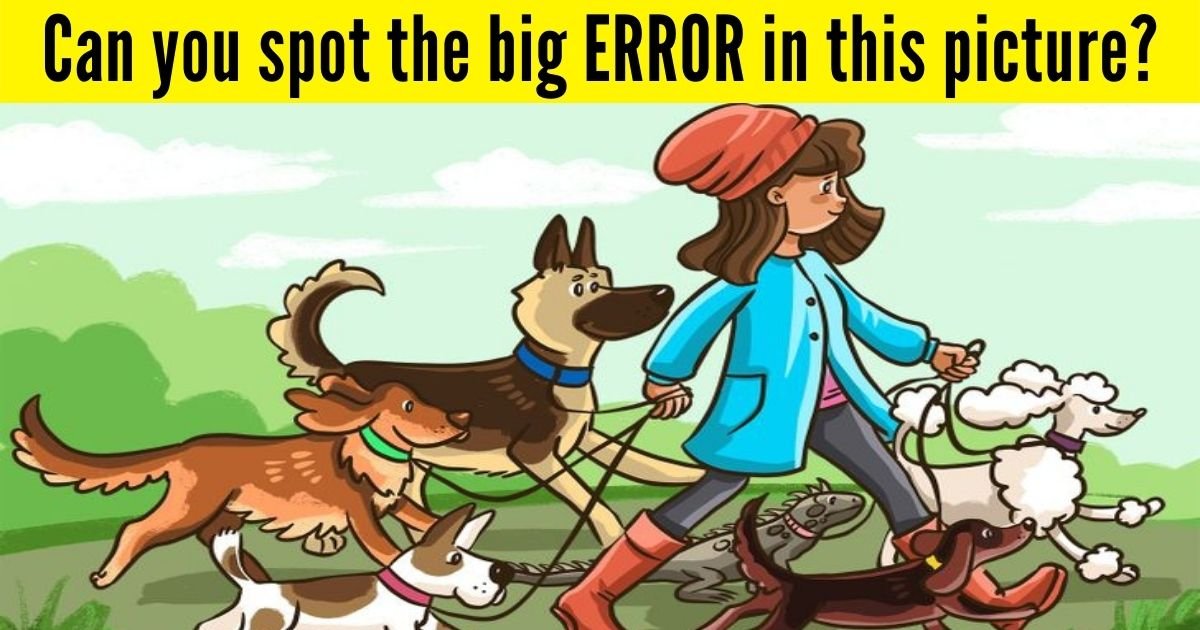 pets3.jpg?resize=412,275 - 9 Out Of 10 People Can't Spot The Huge ERROR In This Picture! But Can You Find It?