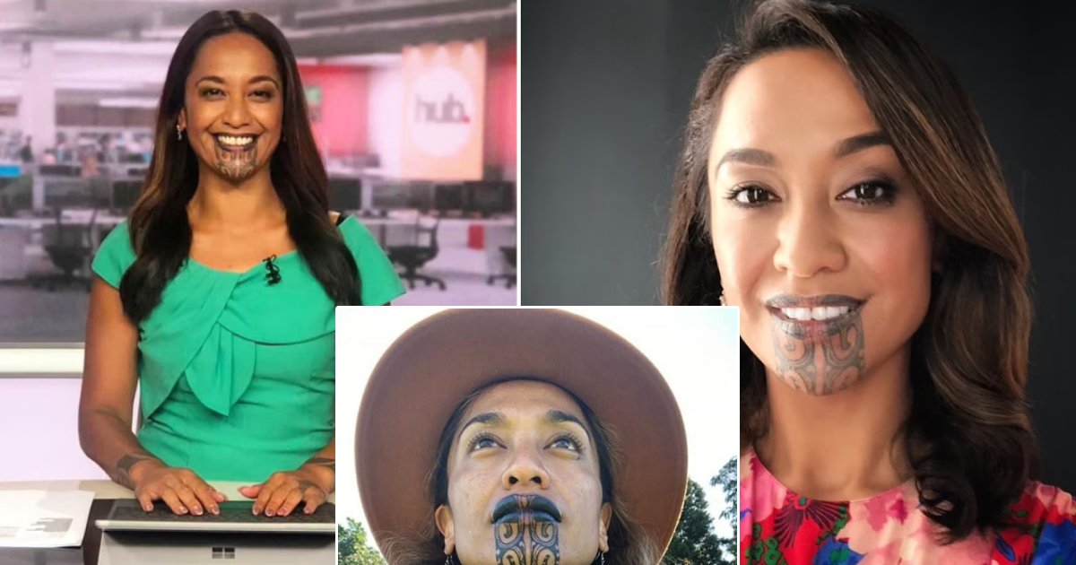 q1 2.png?resize=412,275 - Woman Makes HISTORY As First Journalist With Traditional 'Face Tattoo' To Anchor Main News Bulletin