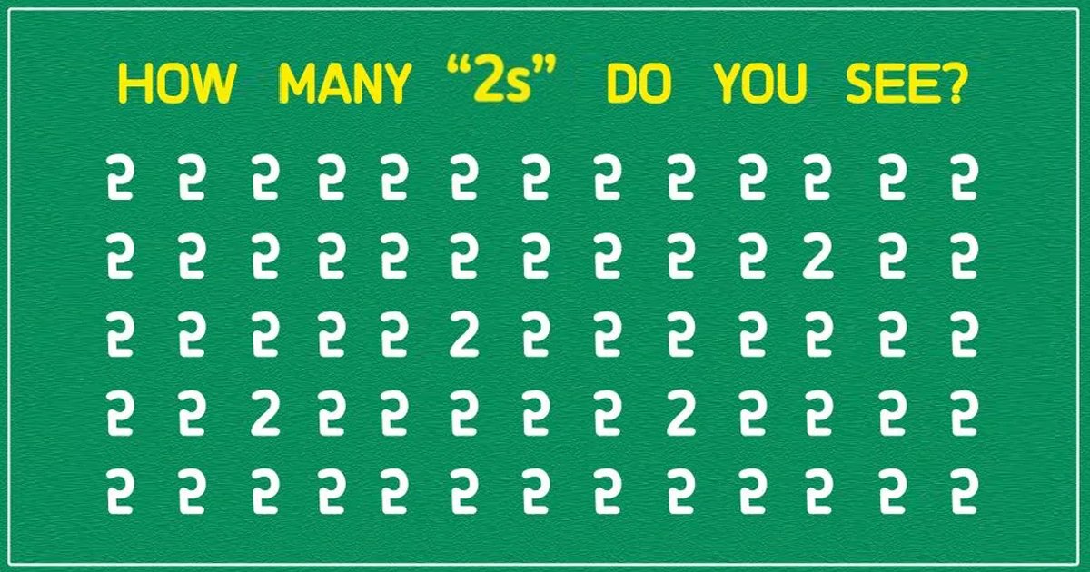 q6 6 1.jpg?resize=1200,630 - Only The Most Attentive Can Spot The Number 'Two' In This Picture! What About You?