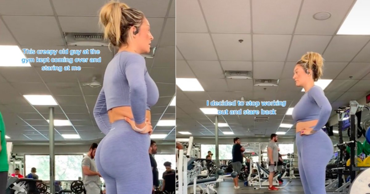 q7 2 1.jpg?resize=1200,630 - Personal Trainer Heidi Aragon PRAISED For Teaching 'Creepy Old Guy' A Lesson For Staring While She Was Exercising