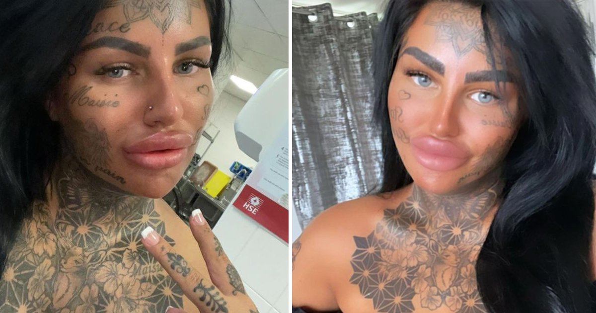 q8 2.jpg?resize=412,232 - "I Got FACE Tattoos After Beating My Addiction"- Mom Covers Entire Body In INK Causing Fear & Frenzy On The Streets