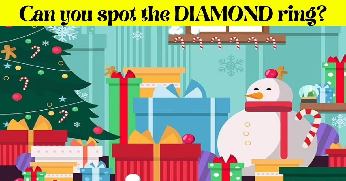 ring3.jpg?resize=1200,630 - 90% Of Viewers Can't Spot The Diamond Ring In This Christmas-Themed Picture! But Can You Find It?