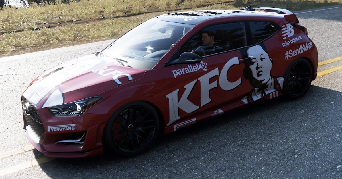 t2 3 1.jpg?resize=1200,630 - Gamer Gets '8000' Year Ban For Designing 'KFC Car' & Replacing 'Colonel' With North Korean Dictator Kim Jong-Un