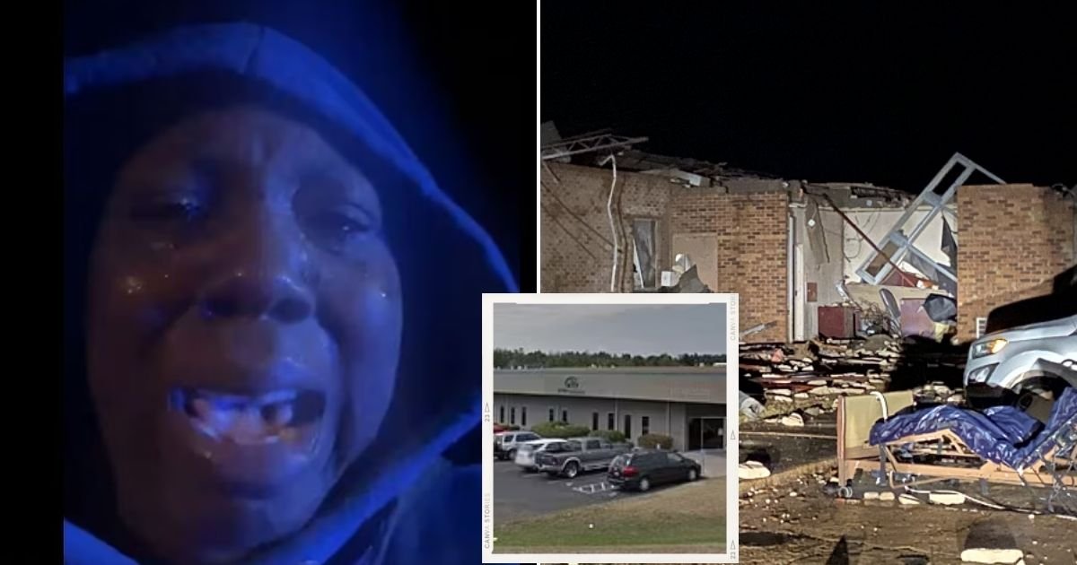 tornadoes8.jpg?resize=1200,630 - Horrifying Video Captures People CRYING For Help As She Was Trapped In Factory After Tornadoes Hit Kentucky And Other States
