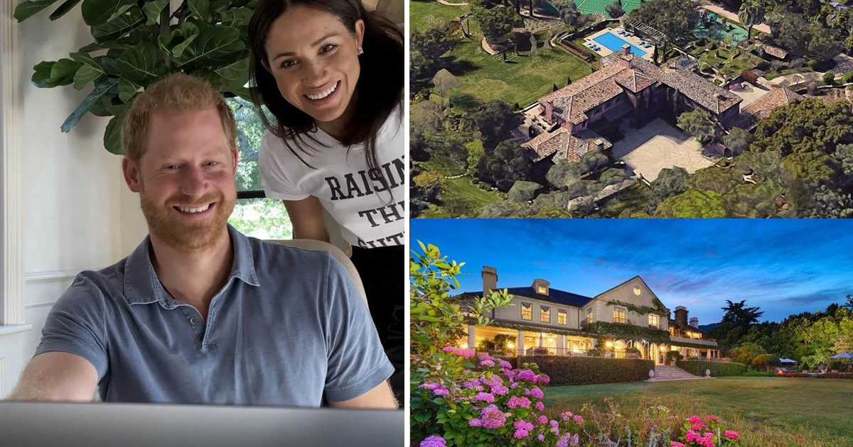 1 2.jpg?resize=1200,630 - Prince Harry And Meghan Markle All Set To LEAVE Multi-Million Dollar California Mansion Because They Are NOT 'Over The Moon' About Their Property