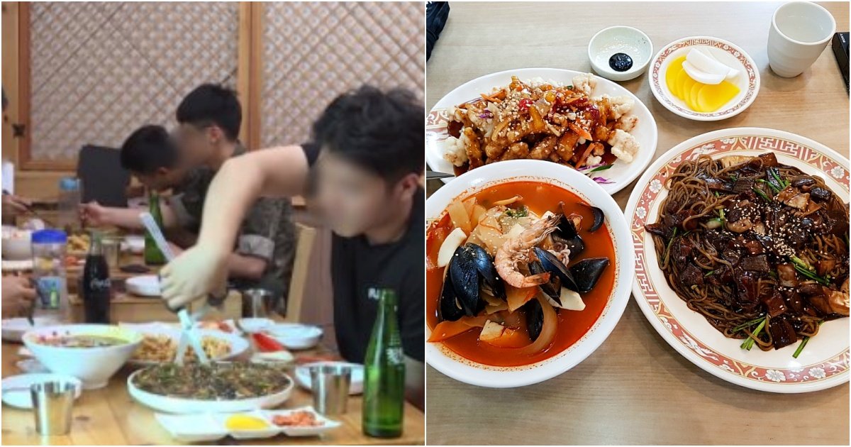 collage 455.jpg?resize=1200,630 - 남편이 중국음식 먹는 군인 일행의 음식값을 대신 결제하자 어이없다며 정색한 아내 반응
