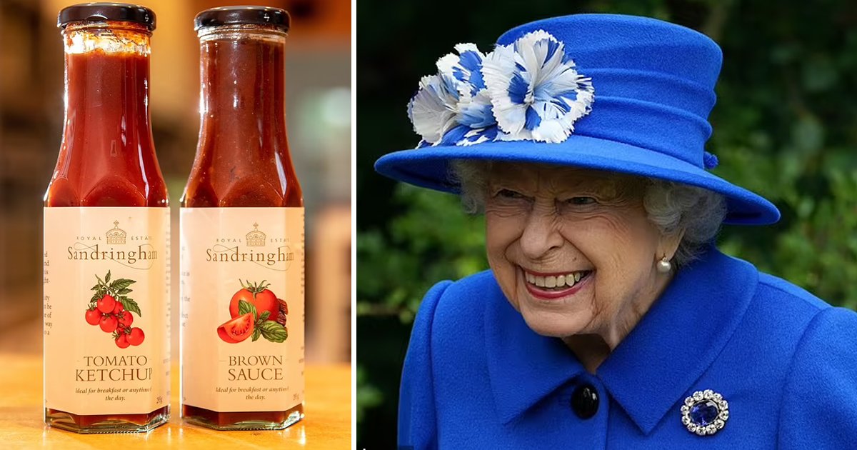 d120 1.jpg?resize=1200,630 - "It's A Royal Food Affair!"- Queen Elizabeth Launches Her Own Brand Of 'Posh' Ketchup & Brown Sauce