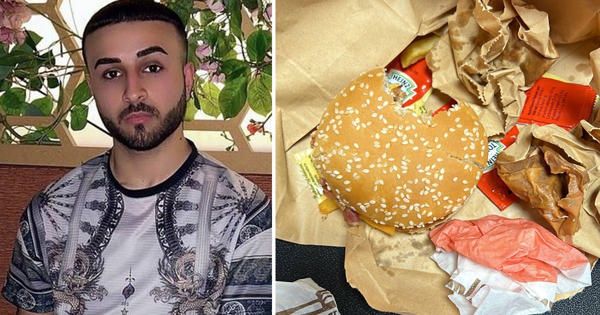 q3 6 1.jpg?resize=412,275 - 22-Year-Old Man Left 'Vomiting' For Days After Discovering The Horror Inside His Burger King Order