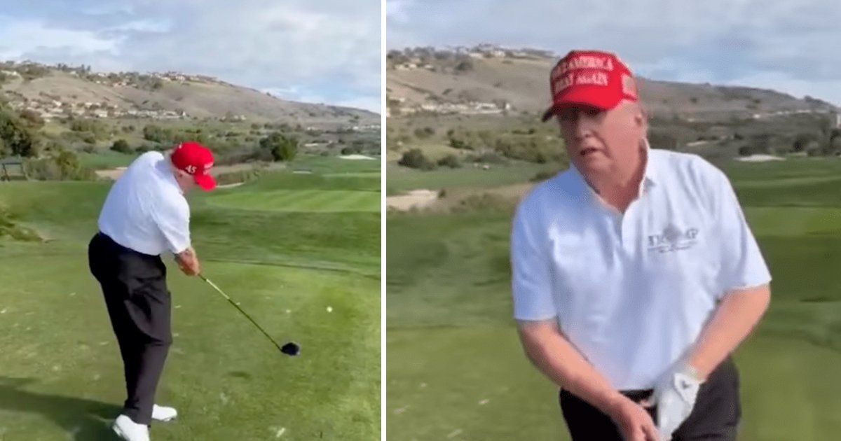 q4 6 1.jpg?resize=412,275 - Donald Trump 'Confidently' Declares Himself As The '45th & 47th' US President While Playing Golf