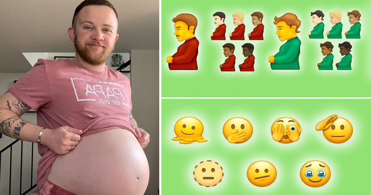q4 8 1.jpg?resize=1200,630 - Apple's Latest Emoji Collection Features A Pregnant MAN And People Are Losing Their Minds