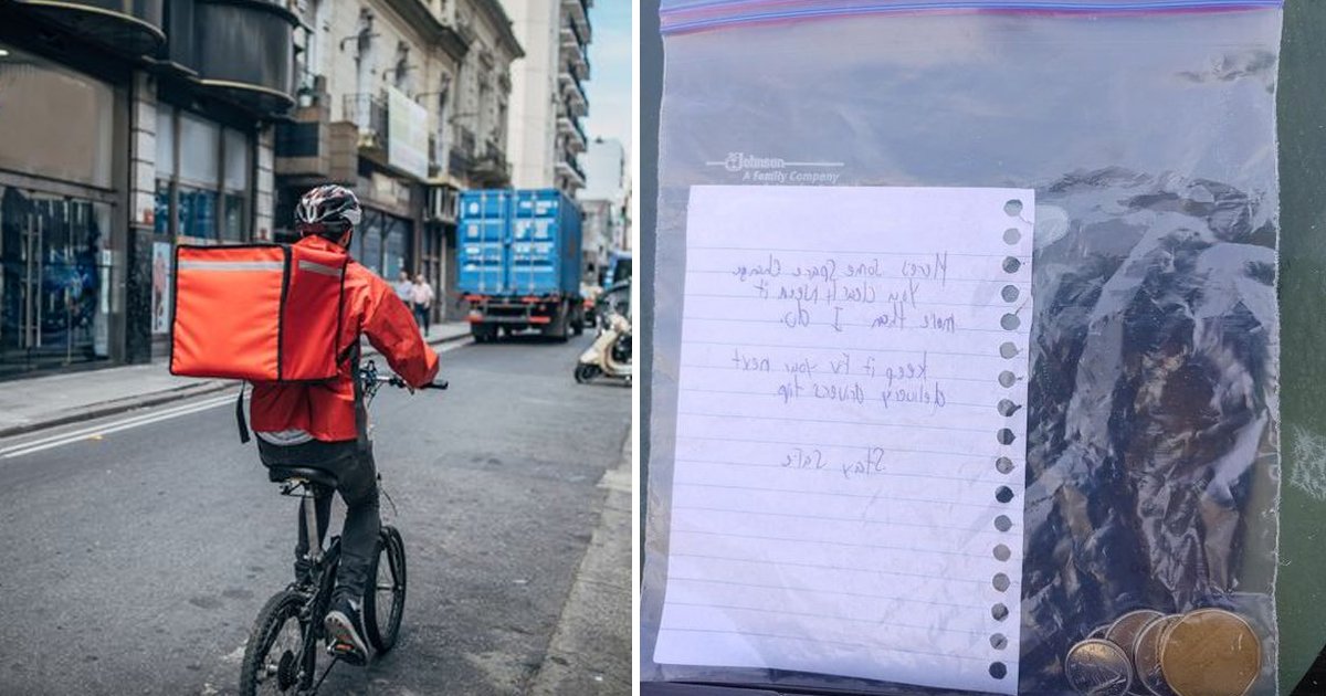 q8 3 1.jpg?resize=412,275 - Customer Left 'Speechless' After ANGRY Food Delivery Driver Leaves Baffling Note & Cash On His Car