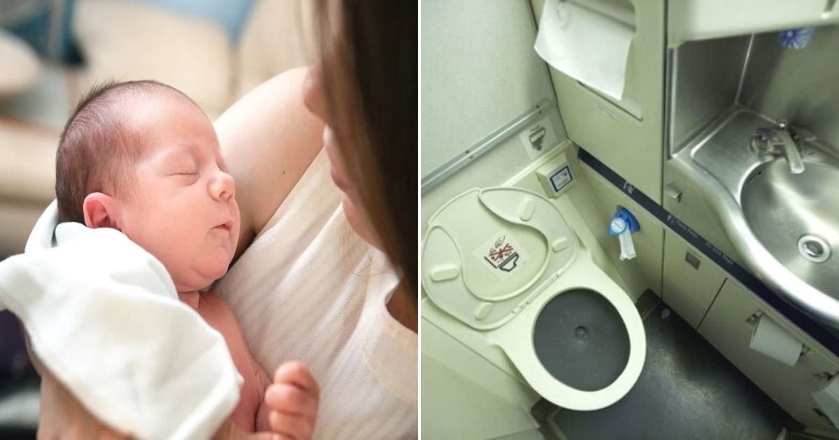 untitled design 36.jpg?resize=1200,630 - Newborn Baby Discovered In A Toilet Bin On Plane During Routine Check By The Staff