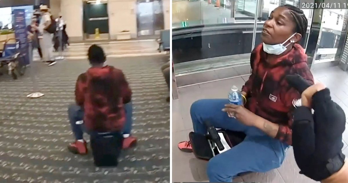 46.jpg?fit=1024%2C538&ssl=1&strip=all - Woman BARRED From Airline Ends Wild Police Chase By Spitting On Cops & Defecating In A Patrol Car Before Fleeing On Her Motorized Luggage