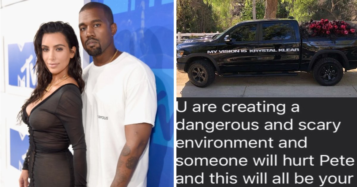 agasgdasgagagaa.png?resize=412,275 - JUST IN: Kanye West Shares Bizarre Valentine's Day Message As He Sends A Truck Full Of ROSES To Kim Kardashian's House
