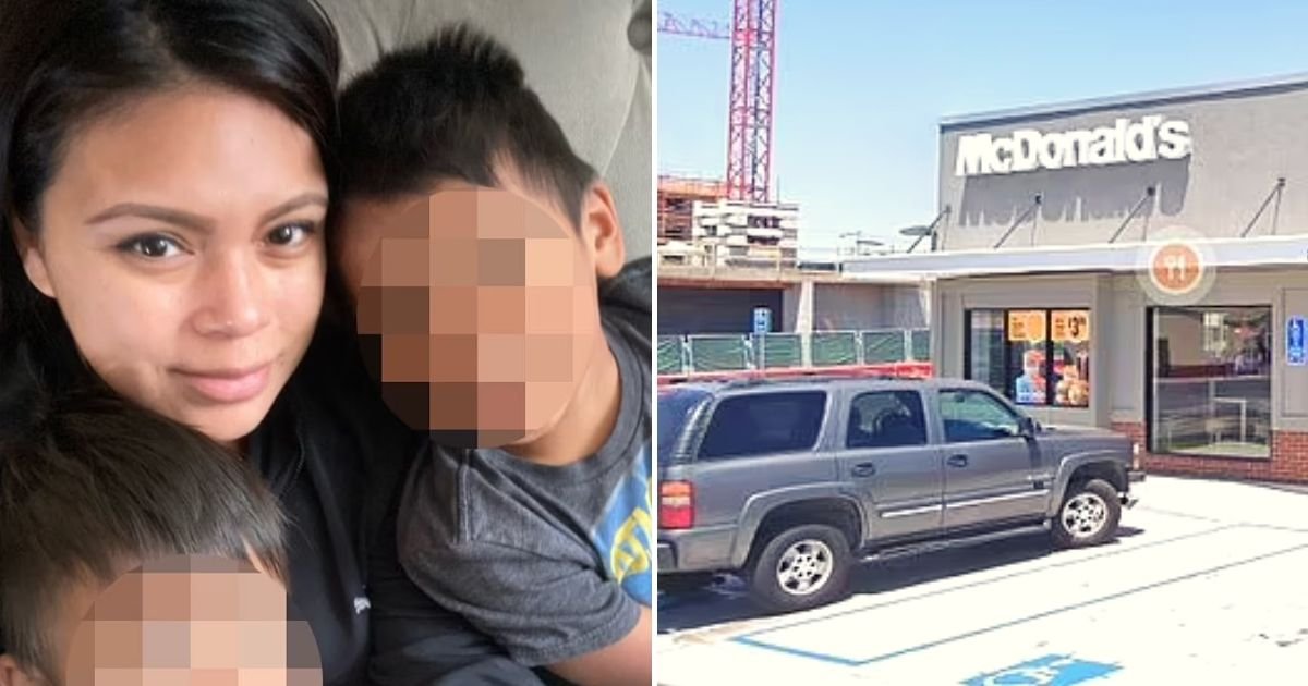 attack5.jpg?resize=1200,630 - Woman RAMS Mother-Of-Two's Car Outside McDonald's Drive-Thru Before Running Her Over Because She 'Cut Her Off'