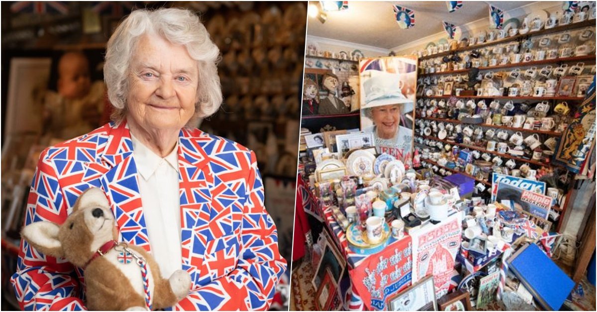 cover photo 18.jpg?resize=1200,630 - Royal SUPERFAN Celebrates Queen's Platinum Jubilee With Memorabilias Dedicated To The Queen