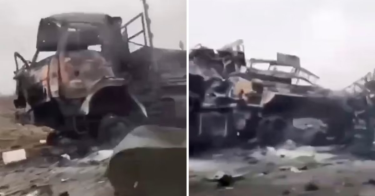 d75.jpg?resize=412,275 - BREAKING: Putin's '$20 BILLION-A-Day' Invasion ISN'T Going To Plan As Ukraine DESTROYS Military Convoy