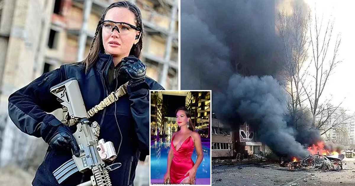 d78.jpg?resize=412,275 - JUST IN: Former 'Miss Ukraine' Takes Up Arms & STOPS Russian Forces From Advancing